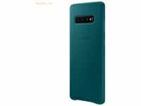Samsung Samsung Galaxy S10+ - Leather Cover EF-VG975, Green