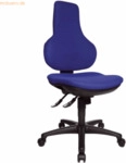 Topstar B&uuml;rodrehstuhl Ergo Point blau ohne Armlehnen