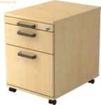 mcbuero.de Rollcontainer 58cm 1 Schub 1 H&auml;ngeregistratur Schloss Strei