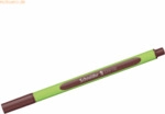 5 x Schneider Fineliner Line-Up 0,4 mm topaz-brown