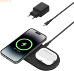 Belkin Belkin BOOST CHARGE PRO 2in1 Ladepad Qi2 15 Watt, schwarz