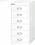 Bisley Schubladenschrank Basis A4 6 Sch&uuml;be verkehrsw.