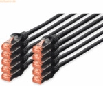 Assmann DIGITUS CAT 6 S-FTP Patchk. Cu, LSZH AWG 27/7,0,5 m,10er,SW
