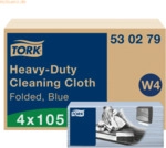 Tork Reinigungstuch 530279 35,5x41,5cm 1-lagig blau 4x105 St&uuml;ck