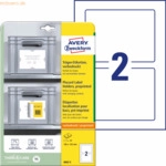 Avery Zweckform Tr&auml;ger-Etiketten 160x120 mm wei&szlig; VE=10 St&uuml;ck / 5 B&ouml;gen