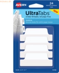 Avery Haftstreifen UltraTabs 63,5x25,4 mm wei&szlig; VE=24 St&uuml;ck
