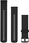 Garmin Garmin Ersatzarmband (22 mm), Silikon Schwarz/Schiefergrau