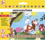 Eberhard Faber Farbstiftetui Jumbo Mini Kids 3in1 - 12er Etui.