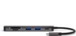 4Smarts 4smarts 6in1 Hub mit DeX-Funktion, spacegrau