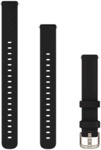 Garmin Garmin Lily 2-Armband (14 mm), Silikon Schwarz/Cremegold