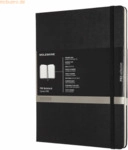 Moleskine Professionelles Notizbuch XL 19x25cm Hardcover 96 Blatt schw