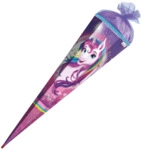Roth Schult&uuml;te Einhornportrait - sechseckig 85 cm mit Glitzer