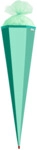 ROTH Bastel-Schult&uuml;te mint - eckig 85 cm