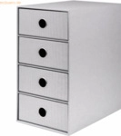 2 x S.O.H.O. Schubladenbox Stone 4 Sch&uuml;be (BxHxT): 17,5x32x25cm