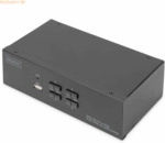 Assmann DIGITUS KVM Switch, 4 Port, Dual Display, 4K, DisplayPort