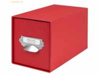 2 x S.O.H.O. CD-Schubladenbox Rot mit Griff