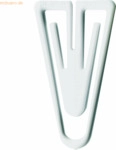 Laurel B&uuml;roklammern Plastiklips 35mm VE=1000 St&uuml;ck wei&szlig;