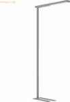 Maul LED-Standleuchte Mauljet dimmbar Aluminium Stahl silber