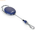 Durable Aufrollmechanismus JoJo Style mit Federhaken 80cm blau