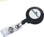 Durable Ausweishalter mit Aufrollmechanismus anthrazit VE=10 Halter
