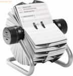 Durable Rollkartei Telindex 500 Karten 195x135x165mm silber