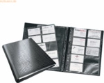 Durable Visitenkarten-Ringbuch Visifix centium A4 schwarz