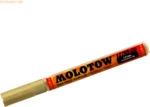 Molotow Permanentmarker One4All 127 HS-CO nachf&uuml;llbar 1,5mm metallic g