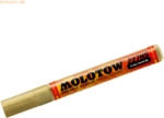 Molotow Permanentmarker One4All 227 HS nachf&uuml;llbar 4mm metallic gold