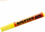 Molotow Permanentmarker One4All 227 HS nachf&uuml;llbar 4mm neongelb fluore