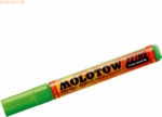 Molotow Permanentmarker One4All 227 HS nachf&uuml;llbar 4mm neongr&uuml;n fluore