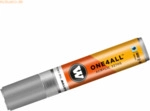 Molotow Permanentmarker ONE4ALL 327 HS nachf&uuml;llbar 4-8 mm metallic sil
