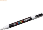 Uni-Ball Fasermaler Uni Posca PC-3M 0,9-1,3mm wei&szlig;