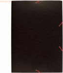 10 x Exacompta Eckspannmappe A2 Manila-Karton 600g schwarz