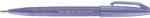 10 x Pentel Kalligrafiestift Sign Pen Brush - Pinselspitze blauviolett
