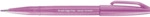10 x Pentel Kalligrafiestift Sign Pen Brush - Pinselspitze pinklila.