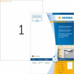 HERMA Inkjet-Etiketten A4 210,0x297,0mm wei&szlig; Folie VE=40 St&uuml;ck