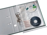 20 x Leitz Prospekth&uuml;llen A4 mit CD-Klappe glasklar VE=5 St&uuml;ck