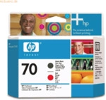 HP Druckkopf Original HP C9409A schwarz matt, rot