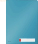 Leitz Sichth&uuml;lle Cosy mit 3 F&auml;chern A4 PP genarbt VE=3 St&uuml;ck blau