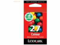 Lexmark Tintenpatrone Lexmark (C, M, Y) Nr. 27 für moderaten Gebrauch