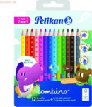 Pelikan Buntstifte Combino 4 mm VE=12 Farben + 1 Schreiblernbleistift