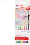 Edding Fasermaler edding 1200 colourpen 1mm VE=6 Farben