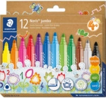 10 x Staedtler Fasermaler Noris jumbo 328-B ca. 3mm VE=12 Farben