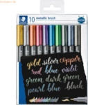 Staedtler Layoutmarker 8321 Metallic brush ca. 1-6 mm VE=10 Farben