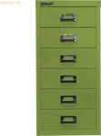 Bisley Schubladenschrank MultiDrawer 29er Serie A4 6 Sch&uuml;be gr&uuml;n
