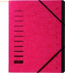 Pagna Ordnungsmappe 12 F&auml;cher rot