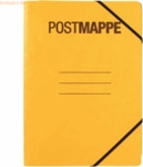 25 x Pagna Postmappe A4 mit Eckspanngummi gelb