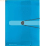 Herlitz Sammelbox PP A4 blau transparent to go