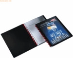 Durable Ringmappe Duralook Easy Plus 20 H&uuml;llen mit Sichttasche schwarz