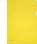 Herlitz Aktenh&uuml;lle Pyramide A4 110my PP gl&auml;nzend VE=10 St&uuml;ck gelb